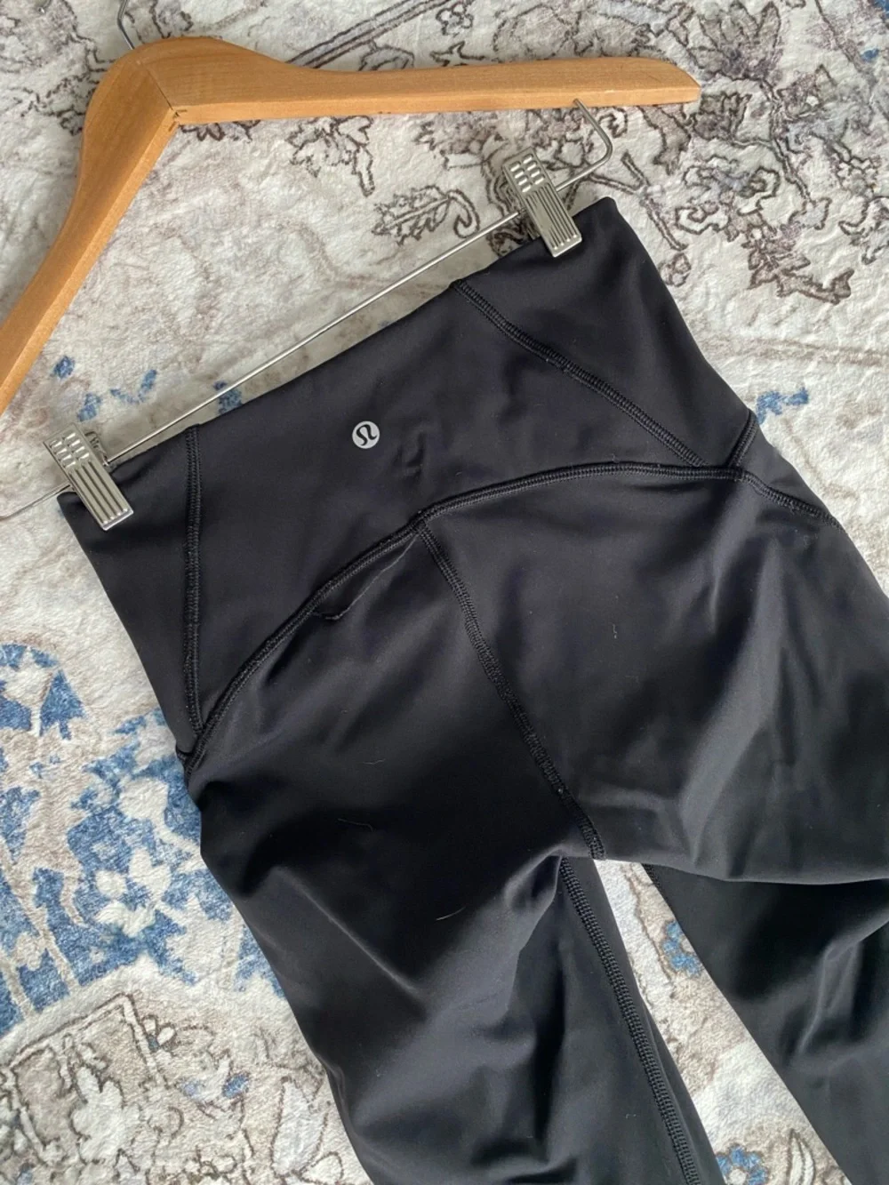 Lululemon Athletica High Waist Mesh Capri Leggings